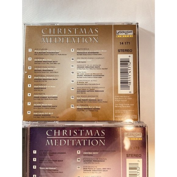 Christmas Meditation by Various Artists CD Set Of 3 Disc From 1997 Contemplative - Picture 5 of 12